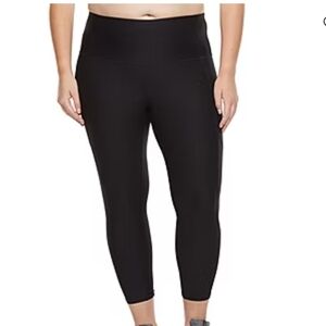 Xersion Womens High Rise 7/8 Ankle Leggings Plus 5X